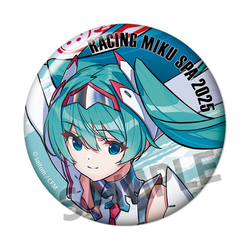 『初音ミク レーシングミク』SPA 2025 キービジュアル2 Ver. 缶バッジ